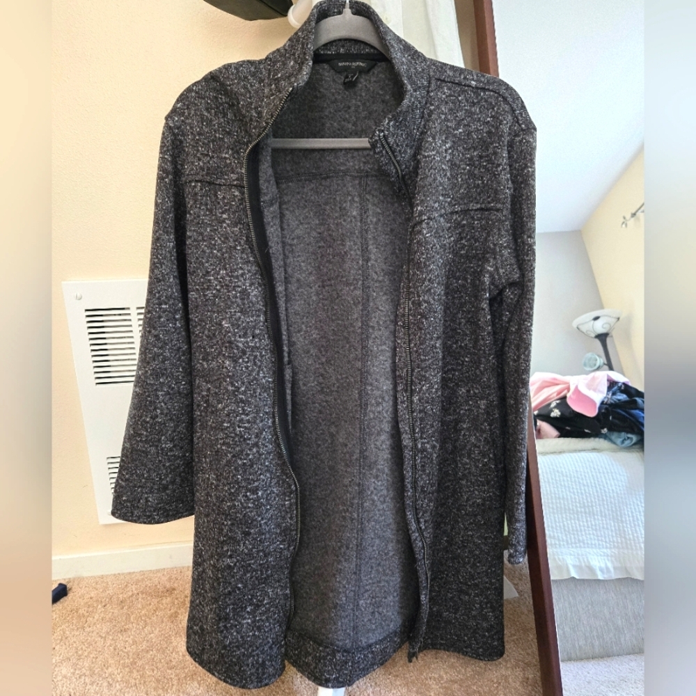 Banana Republic Gray Cardigan Sweater